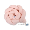 Tour de Lit Tressé 1,8m Rose Poudré