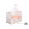Tour de Lit Tressé 1,8m Rose Poudré
