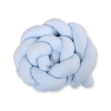 Tour de Lit Tressé 180 cm Bleu pour Garçon