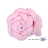 Tour de Lit Tressé 180 cm Rose Rose