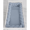 Bleu Pastel Tressé pour bébé