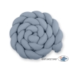 Tour de Lit Tressé Bleu Pastel 3,6 m