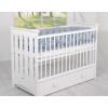 Tour de Lit Tressé Bleu Pastel 3,6 m