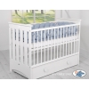 Tour de Lit Tressé Bleu Pastel 3,6 m