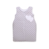 Turbulette Bébé  Gris à Pois Cœurs