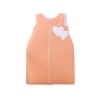 Turbulette Bébé  Orange Cœurs