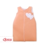 Turbulette Bébé  Orange Cœurs