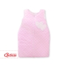 Turbulette Bébé  Rose à Pois Cœurs