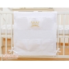 Vide Poche de Lit pour Bébé Blanc Prince / Princess