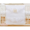 Vide Poche de Lit pour Bébé Blanc Prince / Princess