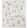 Linge de lit bébé beige nid d’abeille XXL