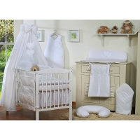 Ensemble de linge de lit 11 pcs avec ciel de lit