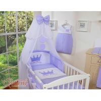 Ensemble de linge de lit 5 pcs avec moustiquaire