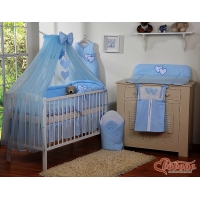 Parure de linge de lit 11 pcs avec moustiquaire