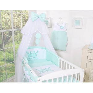 7pcs Ensemble Linge avec Moustiquaire et Tour de Lit