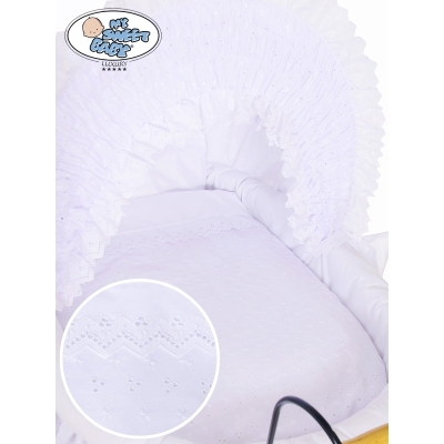 4 pcs Ensemble pour Berceau de Bébé Rétro Charlotte
