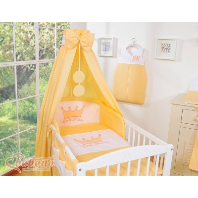 7pcs Ensemble Linge Ciel Tour de Lit Bébé Pêche Prince / Princess