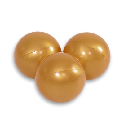 Balles pour Piscine à Balle 50 pcs Doré