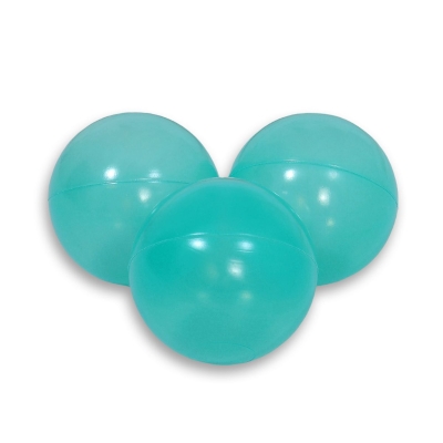 Balles pour Piscine à Balle 50 pcs Transparent Bleu/vert