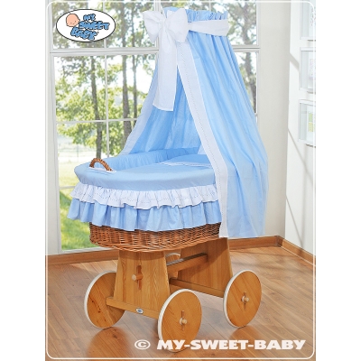 Berceau Bébé Complet avec Ciel Bleu Bellamy