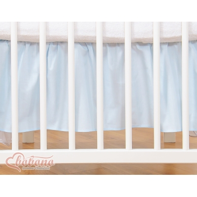 Cache Sommier Décoratif 140x70 cm Bleu Prince / Princess