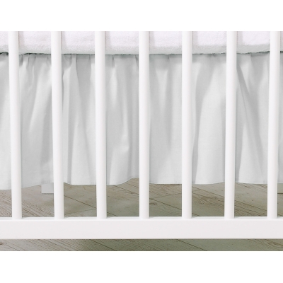 Cache Sommier pour Lit Bébé 140x70 cm Gris Prince / Princess