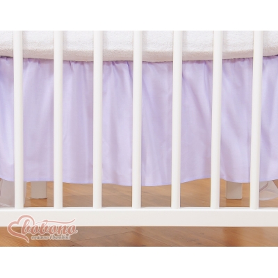 Cache Sommier pour Lit Bébé 140x70 cm Lila Prince / Princess