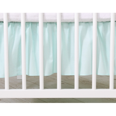 Cache Sommier pour Lit Bébé 140x70 cm Menthe Prince / Princess
