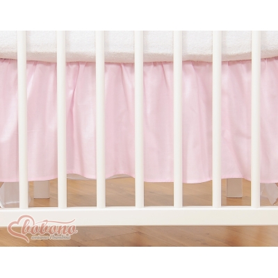 Cache Sommier pour Lit Bébé 60x120 cm Rose Prince / Princess