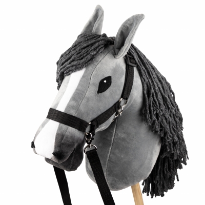 Cheval bâton pas cher avec licol et rênes