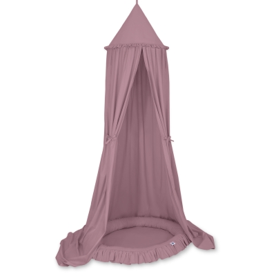 Ciel de Lit à Suspendre Au Plafond avec Nid Violet Pastel