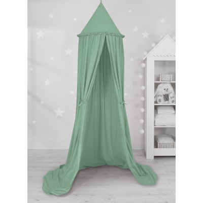 Ciel de Lit Bébé Enfant à Suspendre Au Plafond Vert Pastel