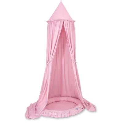 Ciel de Lit Tente à Suspendre Au Plafond avec Nid Rose pour Fille