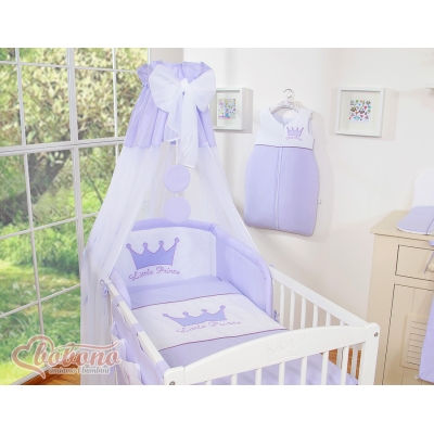 Ciel en Tulle pour Lit de Bébé Lila Mousseline Prince / Princess