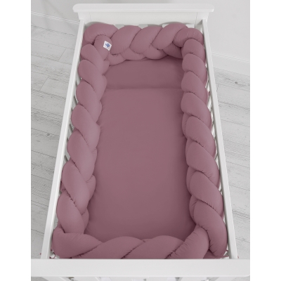 Bébé 9 pcs Tour de Lit Tressé Violet Pastel