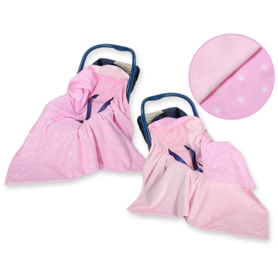 Couverture Double Face pour Siège Auto Rose