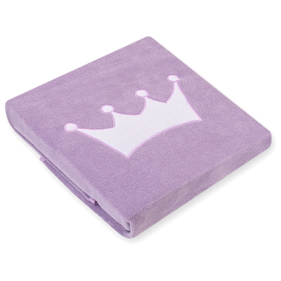 Couverture Polaire pour Bébé avec Couronne Lila Prince / Princess