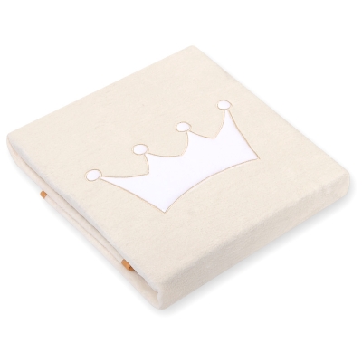Couverture pour Bébé en Molleton Polaire Crème Prince / Princess