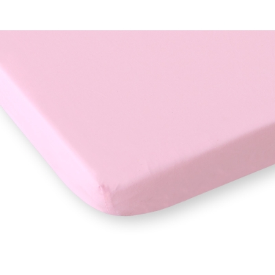 Drap en Coton pour Lit de Bébé 120x60 cm Rose