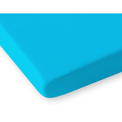 Drap en Coton pour Lit de Bébé 120x60 cm Turquoise