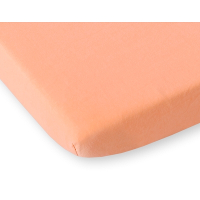 Drap Housse Jersey pour Lit Bébé 140 X 70 cm  Orange