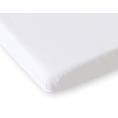 Drap-housse pour Berceau en Coton 140x70 cm Blanc