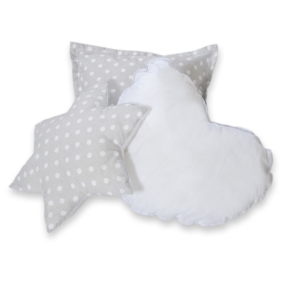 Ensemble de Coussin 3 pcs pour Tipi Gris