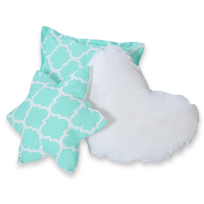 Ensemble de Coussin 3 pcs pour Tipi Menthe Maroc