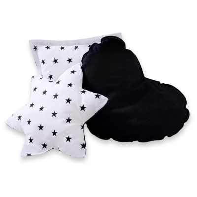 Ensemble de Coussin 3 pcs pour Tipi Noir