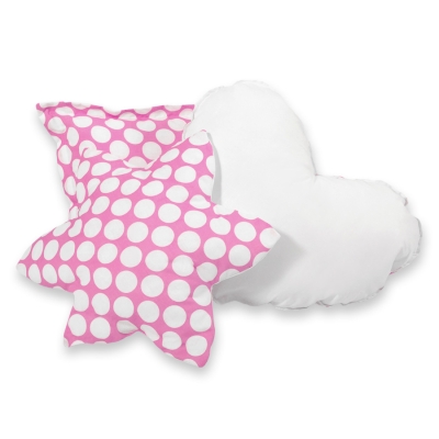 Ensemble de Coussin 3 pcs pour Tipi Rose à Pois