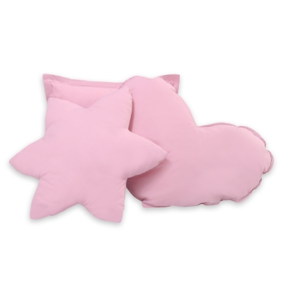 Ensemble de Coussin 3 pcs Rose