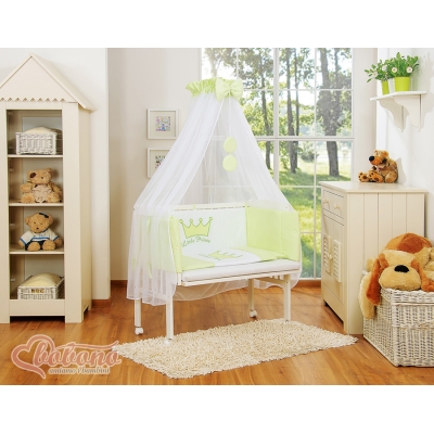 Ensemble de Linge de Lit 6 pcs pour Lit de Cododo Vert Prince / Princess