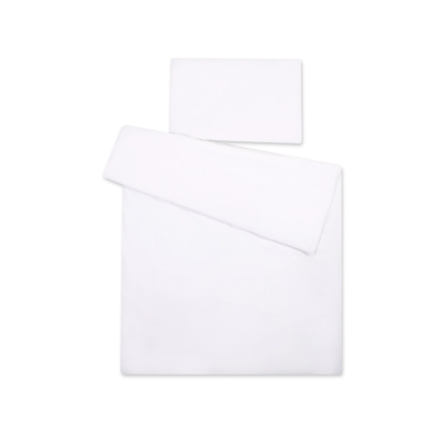 Ensemble de Linge de Lit de Lit pour Bébé 2 pcs  Blanc
