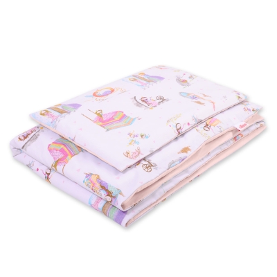 Ensemble de Linge de Lit Enfant 2 pcs 140x200 cm JUNIOR Princesse de Conte de Fées